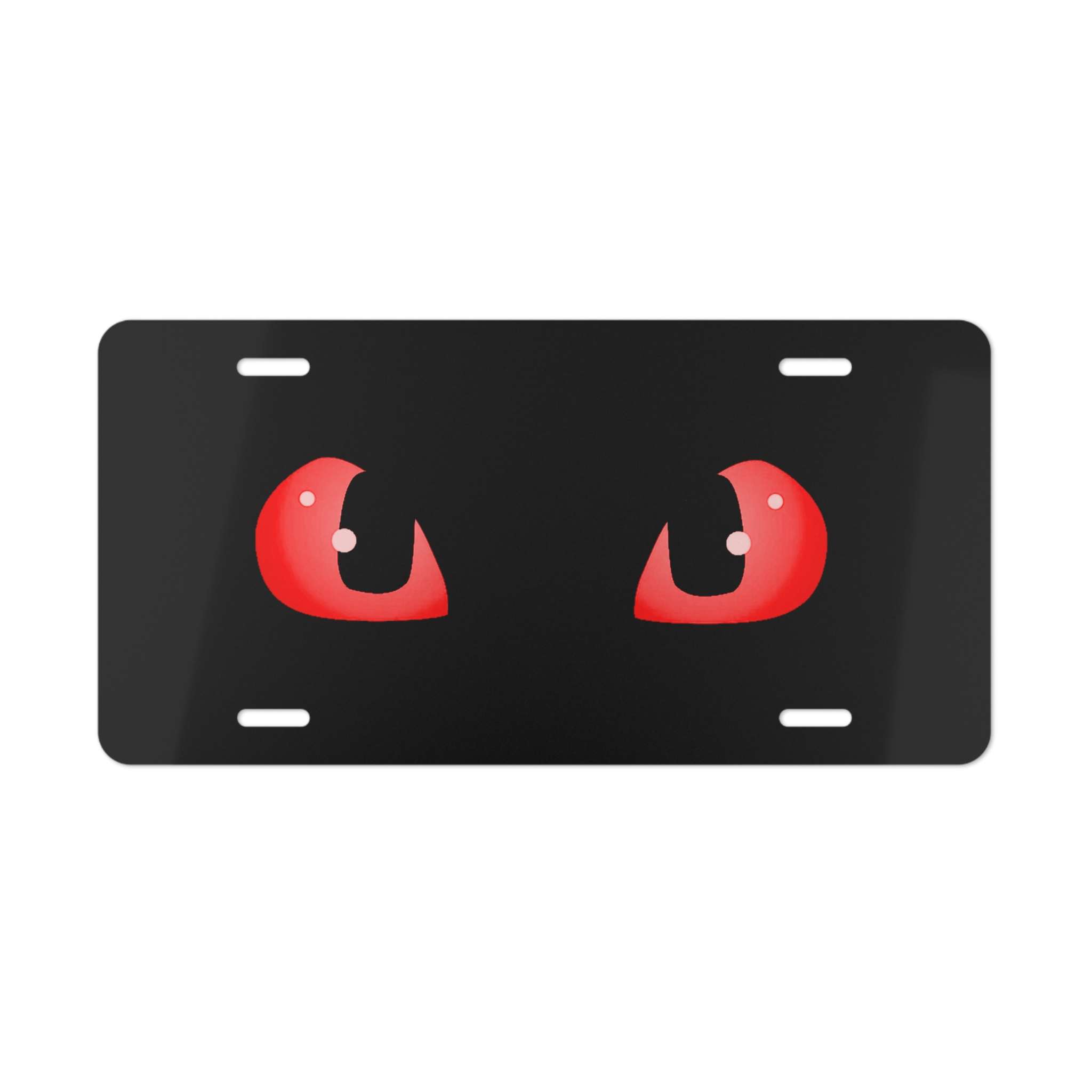 Red Dragon Eyes Vanity License Plate, Perfect Gift for those who Love to the Look of Piercing Red Eyes Staring Back at Them - Image 3