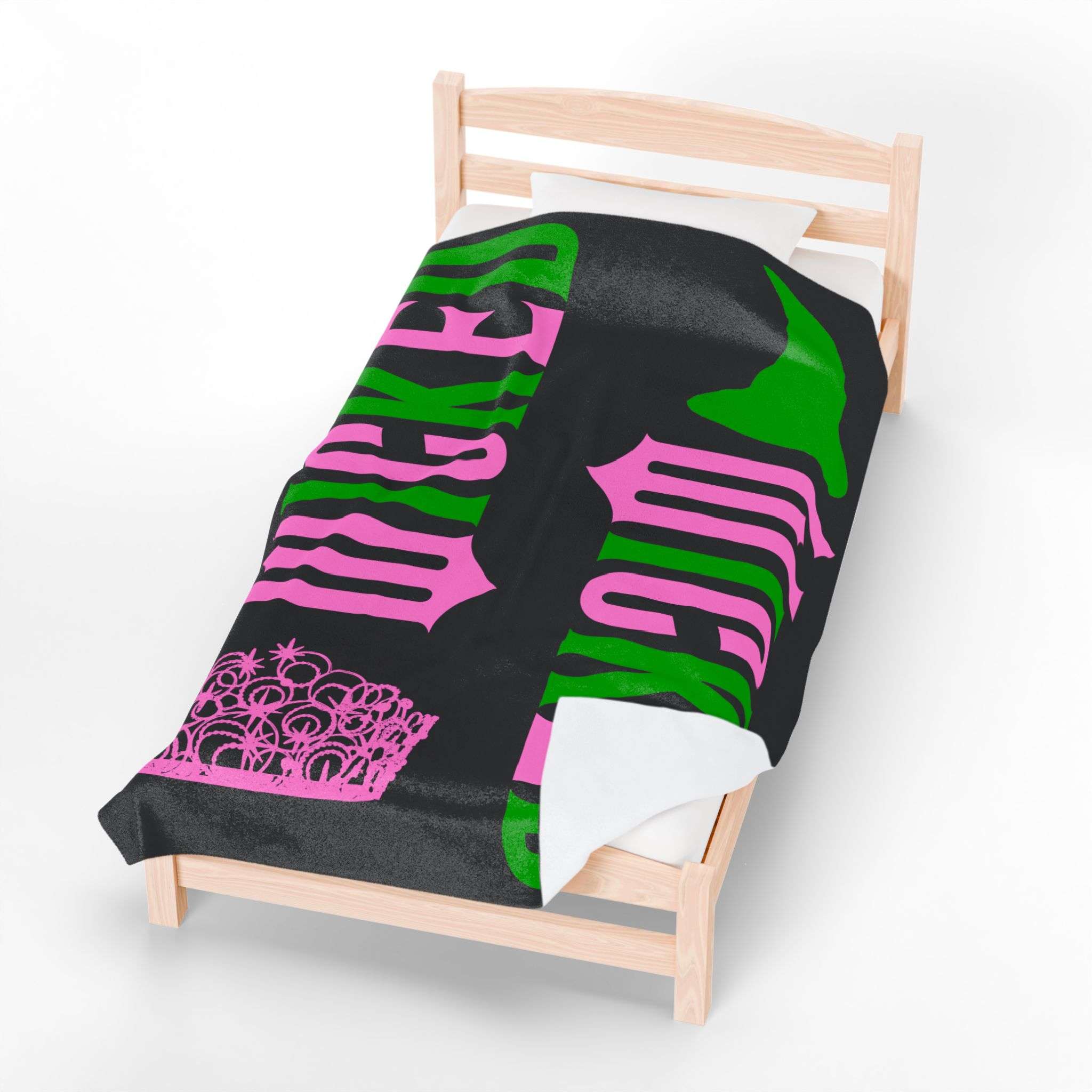 Wicked Plush Blanket, Velveteen Throw, A Magical Touch of Oz for Your Home, Perfect Gift for the Wicked Fan in Your Life, Enjoy Velvety Softness - Image 6