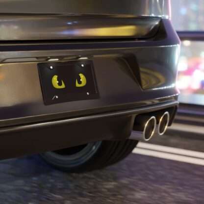Yellow Dragon Eyes Vanity Plate, Command the Skies, A Must-Have for True Dragon Riders - Image 2